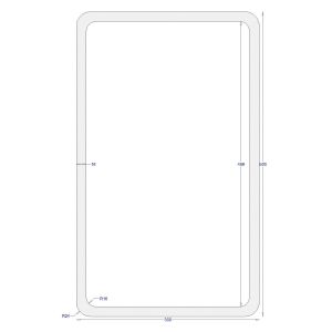 ΚΟΙΛΟΔΟΚΟΣ ΓΑΛΒΑΝΙΖΕ 500*300*16 (6m)