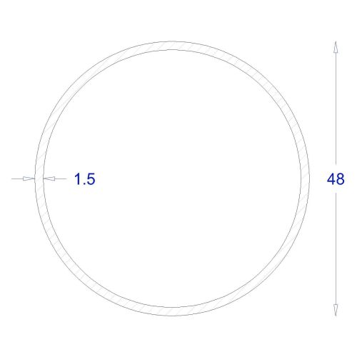 ΣΩΛΗΝΑ ΓΑΛΒΑΝΙΖΕ 1,5mm Φ48 (6m)