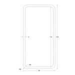 ΚΟΙΛΟΔΟΚΟΣ ΓΑΛΒΑΝΙΖΕ 120*60*4 (6m)