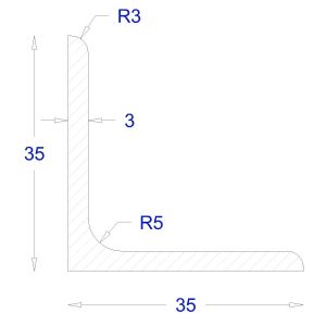 ΓΩΝΙΑ ΓΑΛΒΑΝΙΖΕ 35*35*3 (6m)