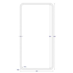 ΚΟΙΛΟΔΟΚΟΣ ΓΑΛΒΑΝΙΖΕ 400*200*8 (6m)