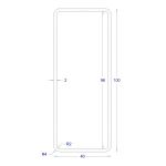 ΚΟΙΛΟΔΟΚΟΣ ΓΑΛΒΑΝΙΖΕ 2mm 100*40 (6m)