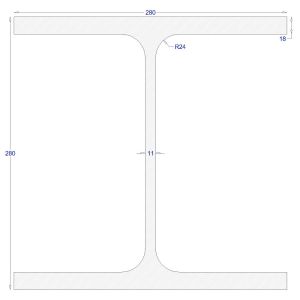 Ήτα πλατύπελμο-HEB ΓΑΛΒΑΝΙΖΕ 280 (6m)
