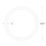 ΣΩΛΗΝΑ ΓΑΛΒΑΝΙΖΕ Φ42,4*3 (6m)