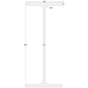 Ήτα-IPE ΓΑΛΒΑΝΙΖΕ 450 (6m)