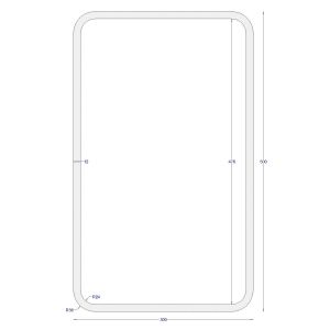 ΚΟΙΛΟΔΟΚΟΣ ΓΑΛΒΑΝΙΖΕ 500*300*12 (6m)