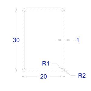 ΣΤΡΑΝΤΖΑΡΙΣΤΟ ΓΑΛΒΑΝΙΖΕ 30*20 (5m)