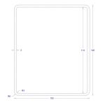 ΚΟΙΛΟΔΟΚΟΣ ΓΑΛΒΑΝΙΖΕ 120*100*3 (6m)