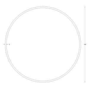 ΣΩΛΗΝΑ ΓΑΛΒΑΝΙΖΕ Φ159*3 (6m)