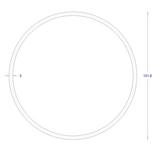 ΣΩΛΗΝΑ ΓΑΛΒΑΝΙΖΕ Φ101,6*3 (6m)