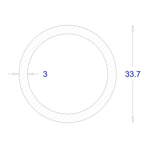 ΣΩΛΗΝΑ ΓΑΛΒΑΝΙΖΕ Φ33,7*3 (6m)