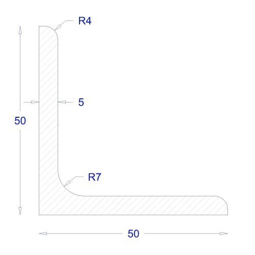ΓΩΝΙΑ ΓΑΛΒΑΝΙΖΕ 50*50*5 (6m)