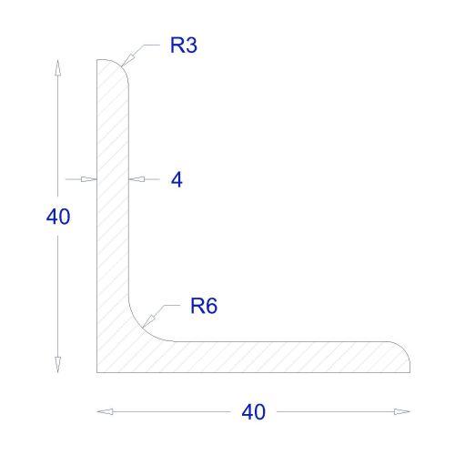ΓΩΝΙΑ ΓΑΛΒΑΝΙΖΕ 40*40*4 (6m)
