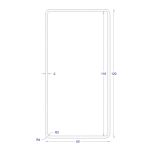 ΚΟΙΛΟΔΟΚΟΣ ΜΑΥΡΟΣ 2mm 120*60 (6m)