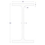Ήτα-IPE ΓΑΛΒΑΝΙΖΕ 100 (6m)